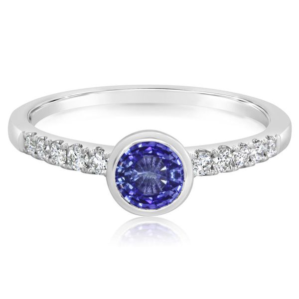 White Gold Sapphire Ring Cravens & Lewis Jewelers Georgetown, KY