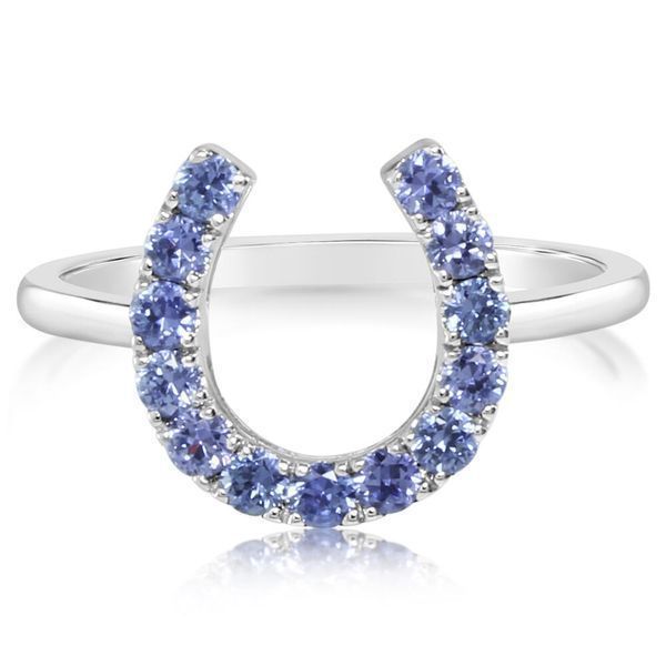 White Gold Yogo Sapphire Ring Priddy Jewelers Elizabethtown, KY