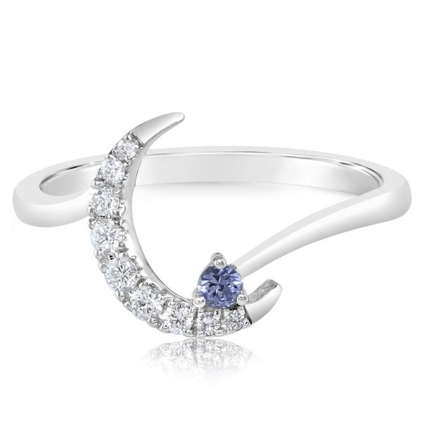 White Gold Sapphire Ring Ken Walker Jewelers Gig Harbor, WA