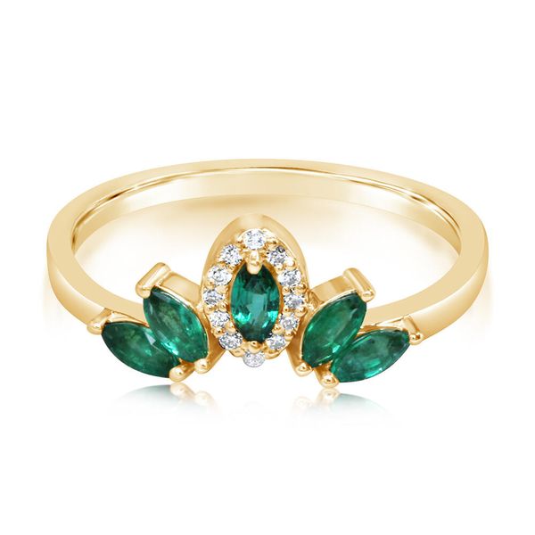 Yellow Gold Emerald Ring Priddy Jewelers Elizabethtown, KY