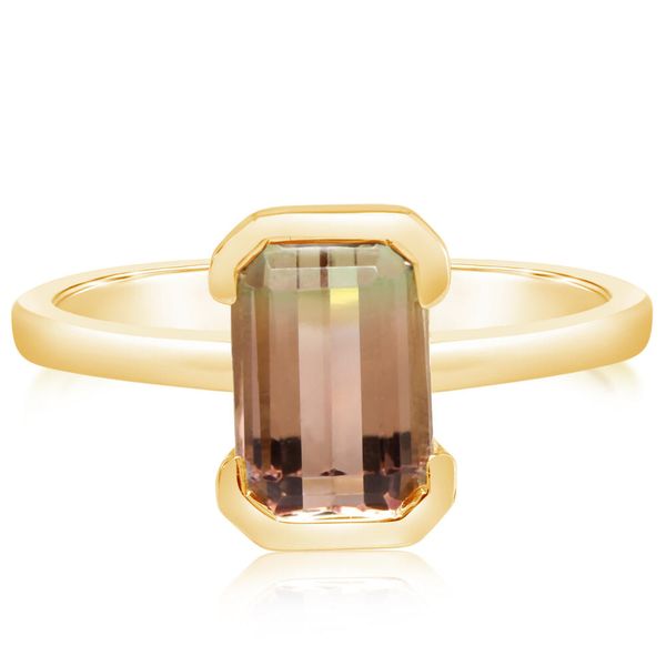 Yellow Gold Tourmaline Ring Cravens & Lewis Jewelers Georgetown, KY