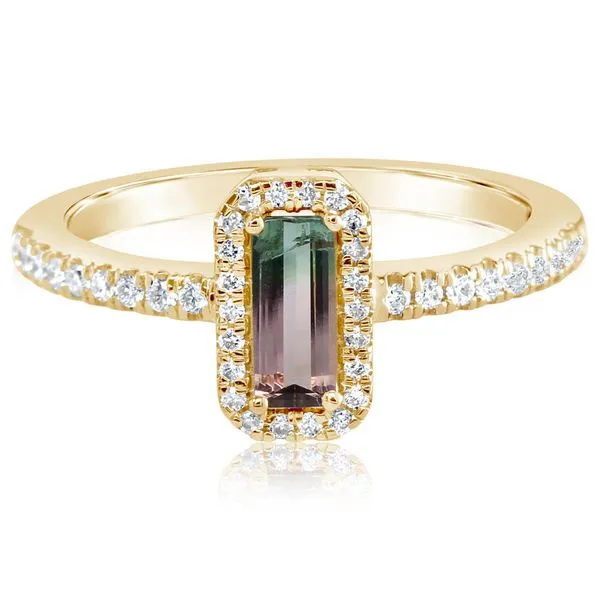 Yellow gold 2024 tourmaline ring