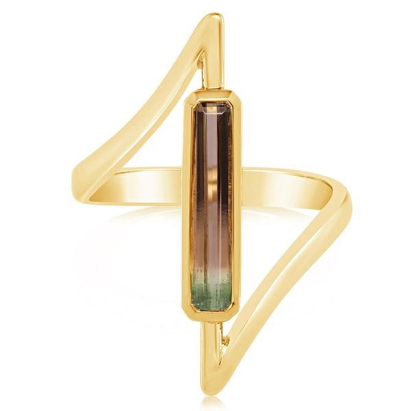 Yellow Gold Tourmaline Ring Leslie E. Sandler Fine Jewelry and Gemstones rockville , MD