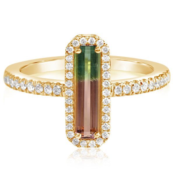 Yellow Gold Tourmaline Ring Molinelli's Jewelers Pocatello, ID