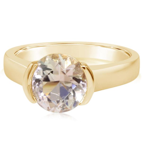 Yellow Gold Pink Tourmaline Ring Daniel Jewelers Brewster, NY