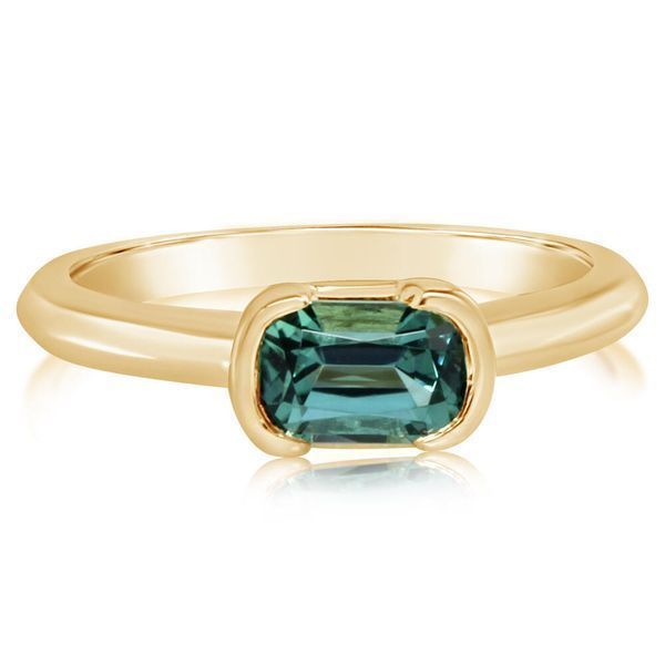 Yellow Gold Tourmaline Ring Blue Heron Jewelry Company Poulsbo, WA