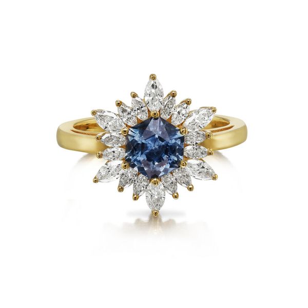 Yellow Gold Sapphire Ring Miner's Den Jewelers Royal Oak, MI