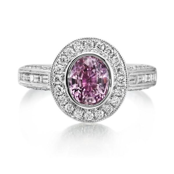 White Gold Sapphire Ring Parris Jewelers Hattiesburg, MS