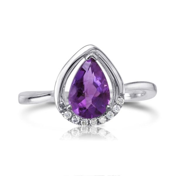 White Gold Amethyst Ring Daniel Jewelers Brewster, NY