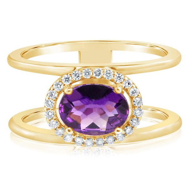 Rose Gold Amethyst Ring Blue Marlin Jewelry, Inc. Islamorada, FL