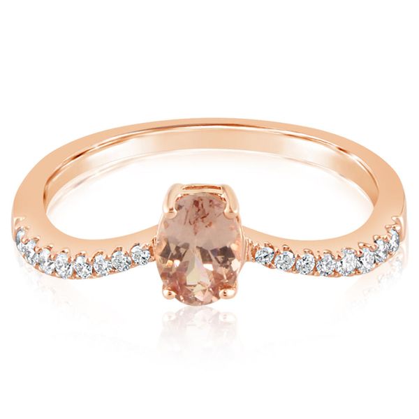 Rose Gold Lotus Garnet Ring Parris Jewelers Hattiesburg, MS