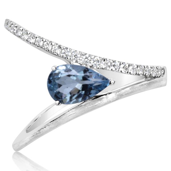 Parle White Gold Aquamarine Ring RPF234Q22WI 14KW Bradenton | Ware's Jewelers | Bradenton, FL Parle White Gold Aquamarine Ring RPF234Q22WI 14KW Bradenton | Ware's Jewelers | Bradenton, FL