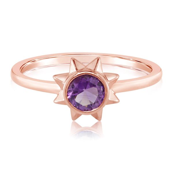 Rose Gold Amethyst Ring Timmreck & McNicol Jewelers McMinnville, OR