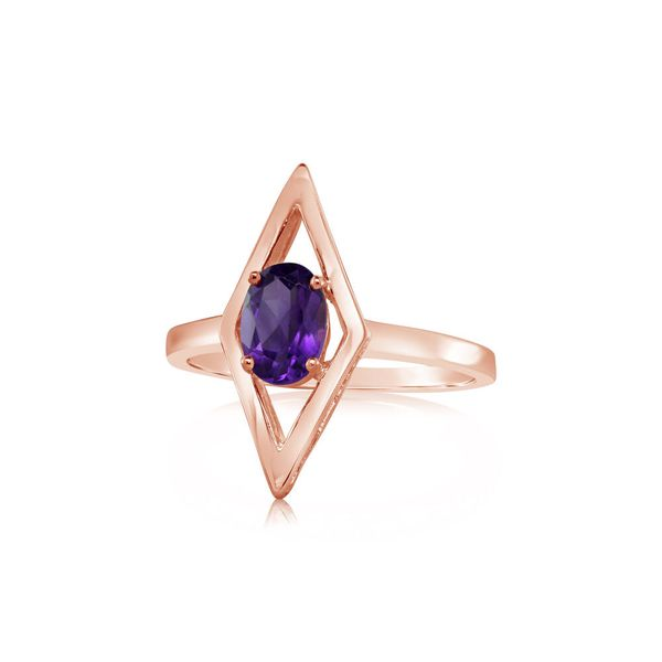 GIVA 925 Sterling Silver Rose Gold Amethyst Ring, Adjustable Gifts for  Girlfriend, Gifts for Women & Girls| With Certificate of Authenticity and  925 Stamp | 6 Month Warranty* : Amazon.in: Jewellery
