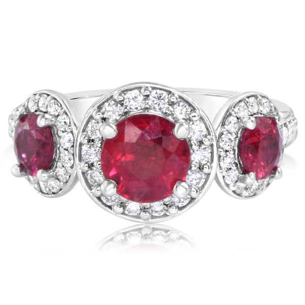 White Gold Ruby Ring Daniel Jewelers Brewster, NY