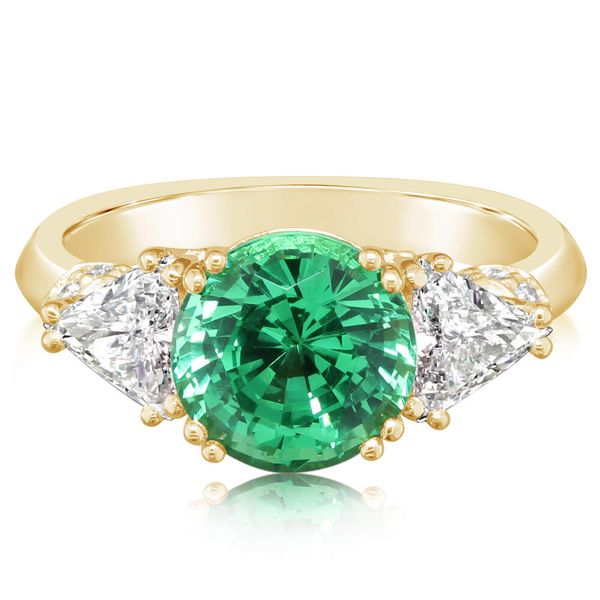 Yellow Gold Tsavorite Ring Ask Design Jewelers Olean, NY