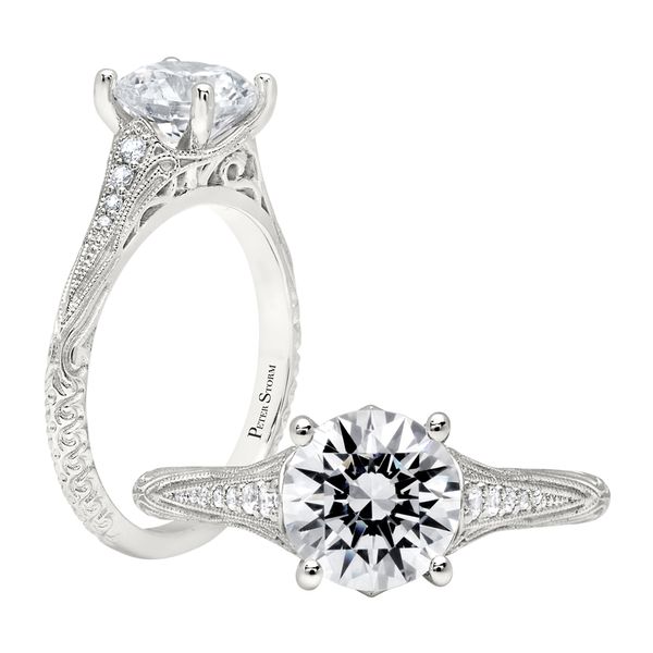 14k White Engagement Ring James & Williams Jewelers Berwyn, IL