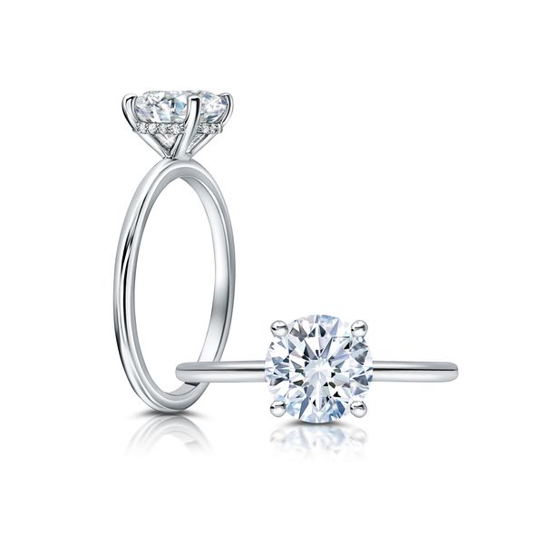 14k Rose Engagement Ring James & Williams Jewelers Berwyn, IL
