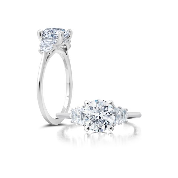 Platinum White Engagement Ring James & Williams Jewelers Berwyn, IL