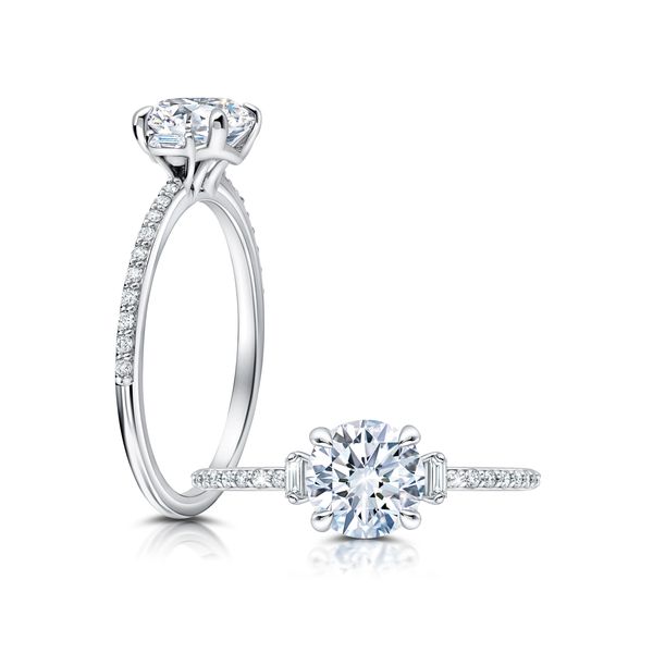 18k Rose Engagement Ring James & Williams Jewelers Berwyn, IL