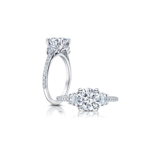 18k Rose Engagement Ring James & Williams Jewelers Berwyn, IL