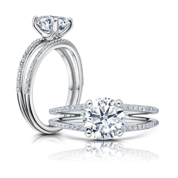 Peter Storm Peter Storm 18K Engagement Ring WS648_8DiaW, James & Williams  Jewelers