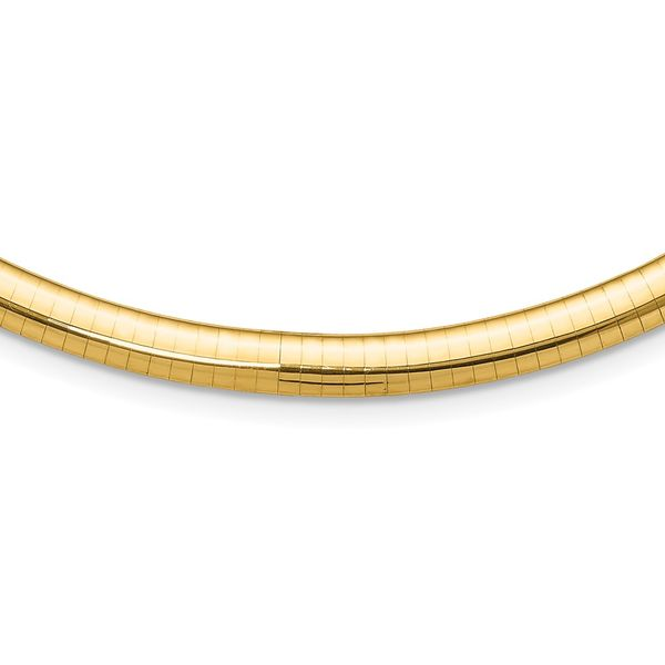 Italian 16 Inch Omega Link Necklace In 14k Yellow | Proxibid
