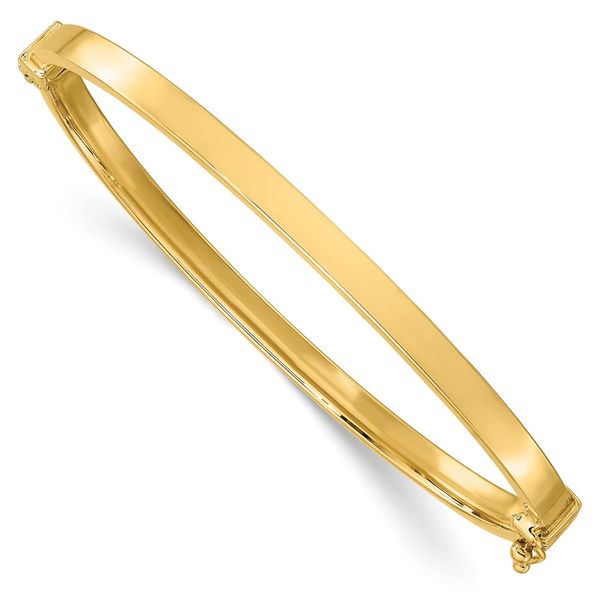 Leslie's 10K Gold Polished Hinged Bangle Bracelet Michael's Jewelry North Wilkesboro, NC