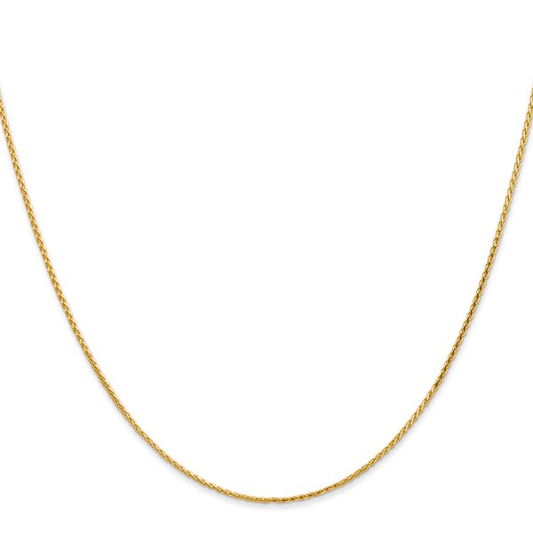 Leslie's 14K 1mm D/C Round Wheat Chain Image 2 Johnson Jewellers Lindsay, ON