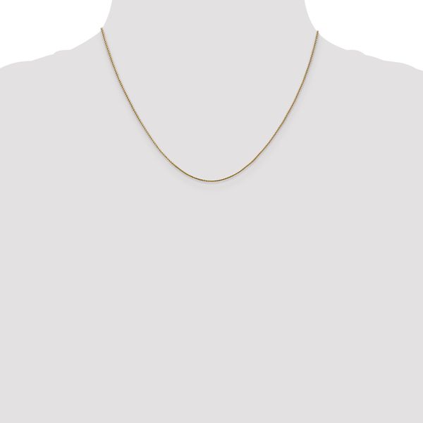 Leslie's 14K Rose Gold .8mm Spiga (Wheat) Chain Image 4 Greenfield Jewelers Pittsburgh, PA