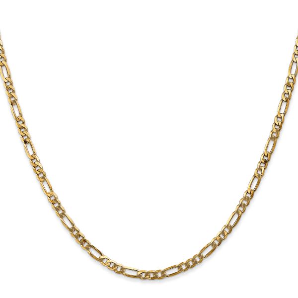 Leslie's 14K 3.25mm Flat Figaro Chain Image 2 Glatz Jewelry Aliquippa, PA