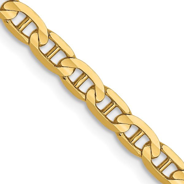 Leslie's 14K 3mm Concave Anchor Chain Glatz Jewelry Aliquippa, PA