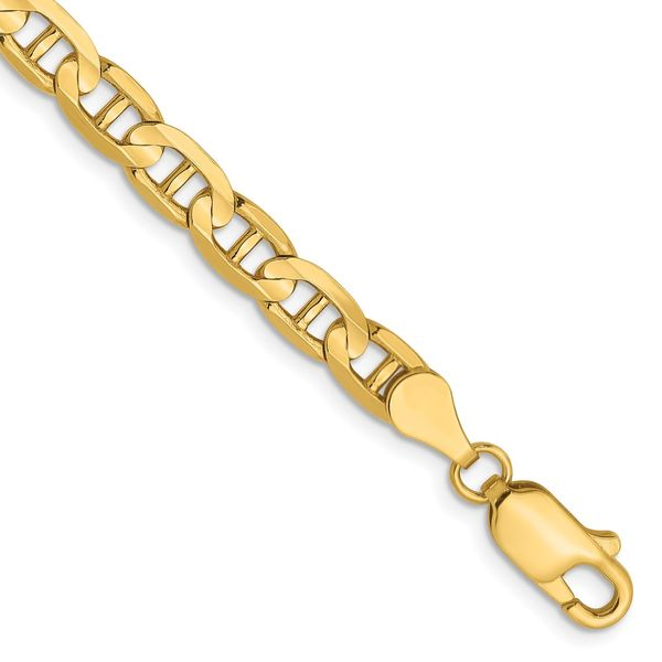 Leslie's Leslie's 14K  Concave Anchor Chain 1316-8 | Jewelry Design  Studio | Jensen Beach, FL