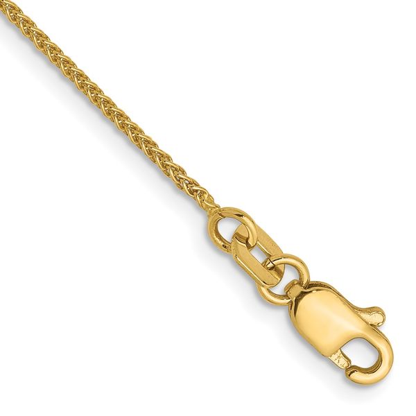 Leslie's 14K 1mm Spiga (Wheat) Chain Anklet Greenfield Jewelers Pittsburgh, PA