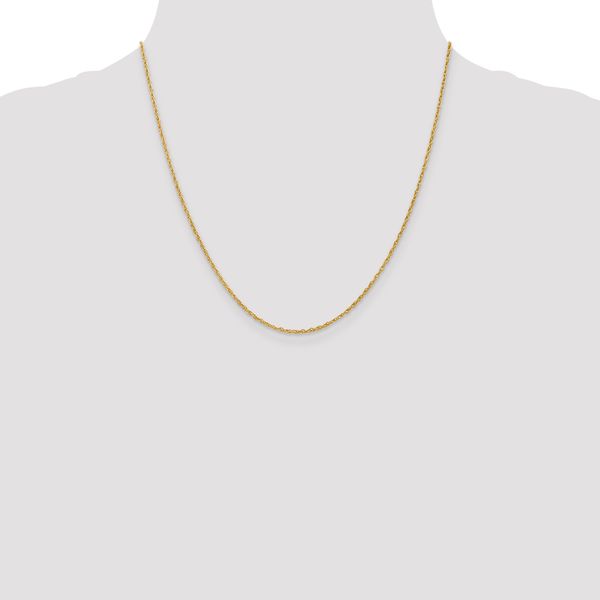 18K Leslie's 1.3mm Baby Rope Chain Image 4 Greenfield Jewelers Pittsburgh, PA