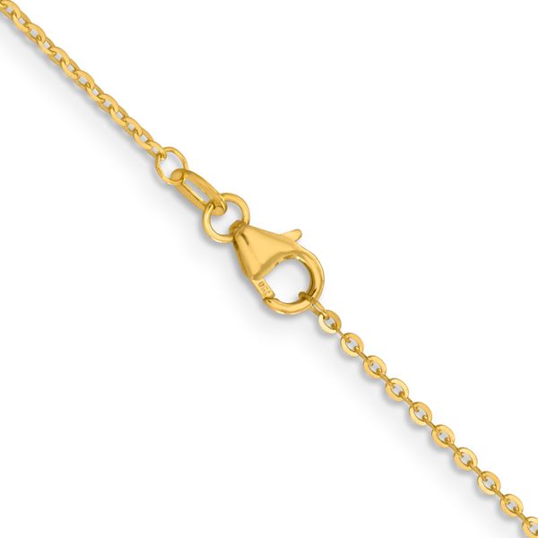 18K Leslie's 1.5mm D/C Cable Chain Image 3 Lester Martin Dresher, PA