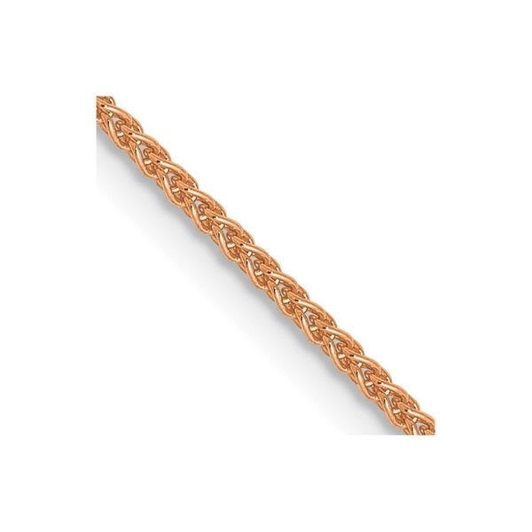 Leslie's 14K Rose Gold 1mm Spiga (Wheat) Chain Greenfield Jewelers Pittsburgh, PA