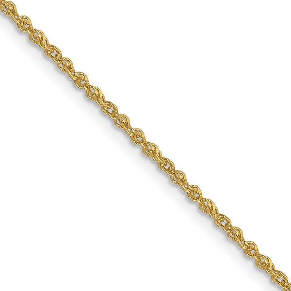 Leslie's 10k 1.3mm Sparkle Singapore Chain Glatz Jewelry Aliquippa, PA