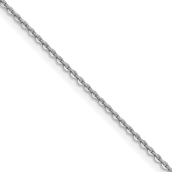 Gold Chain Necklace 10K White Gold