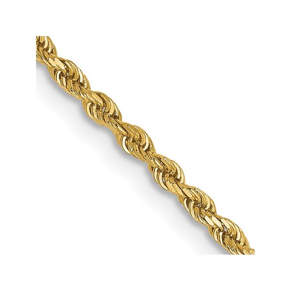 Leslie's 14K 1.5mm Diamond-Cut Rope Chain Peran & Scannell Jewelers Houston, TX