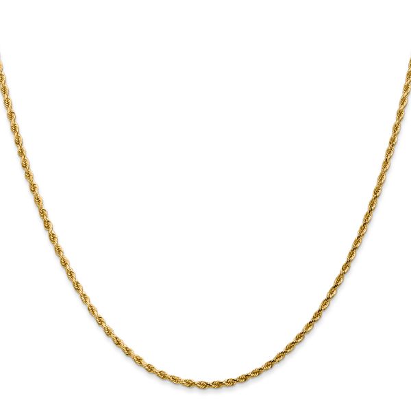 Leslie's 14K 1.75mm Diamond-Cut Rope Chain Image 2 Arlene's Fine Jewelry Vidalia, GA