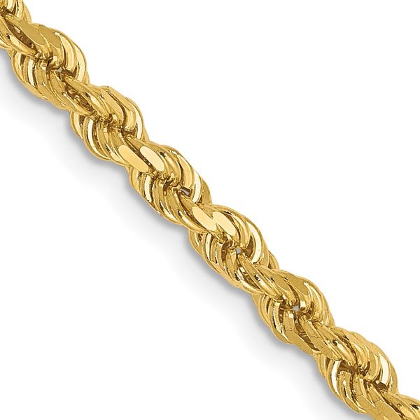 Leslie's 14K 2.75mm Diamond-Cut Rope Chain Diamond Design Jewelers Somerset, KY