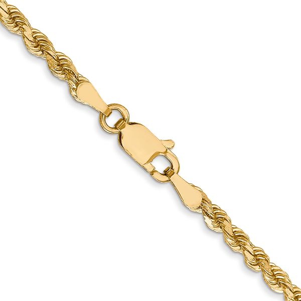 Leslie's 14K 2.75mm Diamond-Cut Lightweight Rope Chain Image 3 Minor Jewelry Inc. Nashville, TN