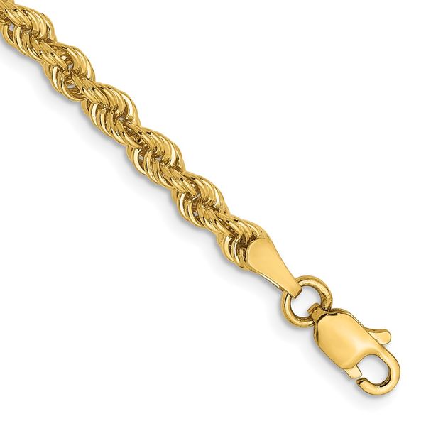 Leslie's 14K 3mm Solid Regular Rope Chain Greenfield Jewelers Pittsburgh, PA