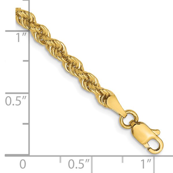 Leslie's 14K 3mm Solid Regular Rope Chain Image 2 Glatz Jewelry Aliquippa, PA