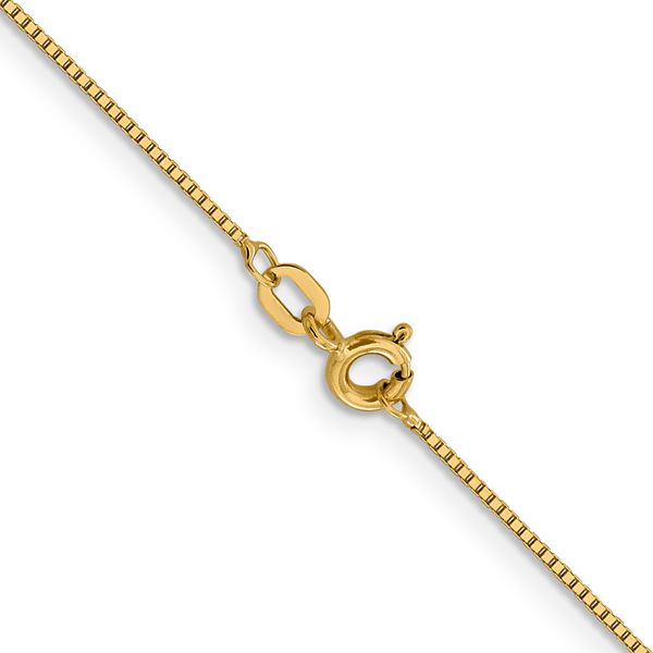 Leslie's 14K .8mm Box with Spring Ring Clasp Chain Image 3 Johnson Jewellers Lindsay, ON