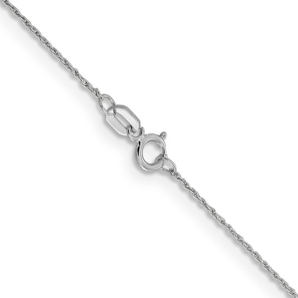 Leslie's 14K White Gold .8mm Loose Rope Chain Image 3 Greenfield Jewelers Pittsburgh, PA
