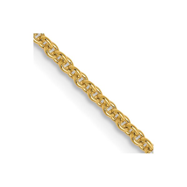 Leslie's 14K 1.4mm Round Cable Chain Greenfield Jewelers Pittsburgh, PA