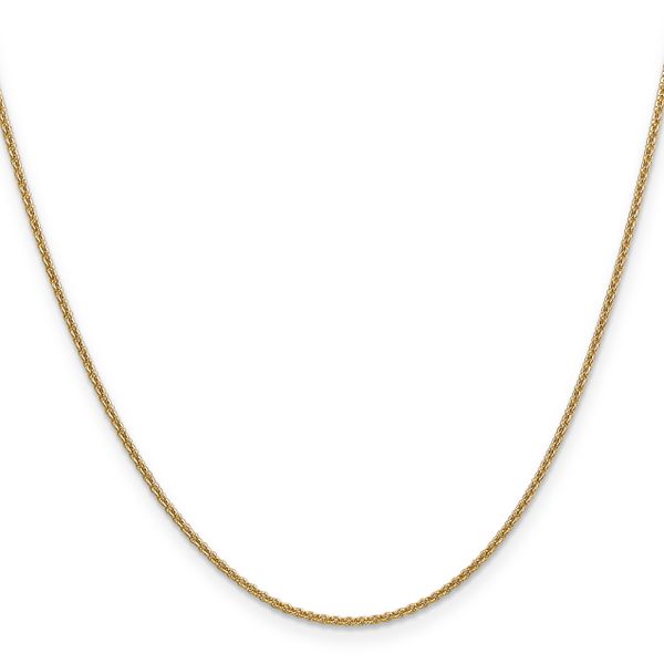 Leslie's 14K 1.4mm Round Cable Chain Image 2 Minor Jewelry Inc. Nashville, TN