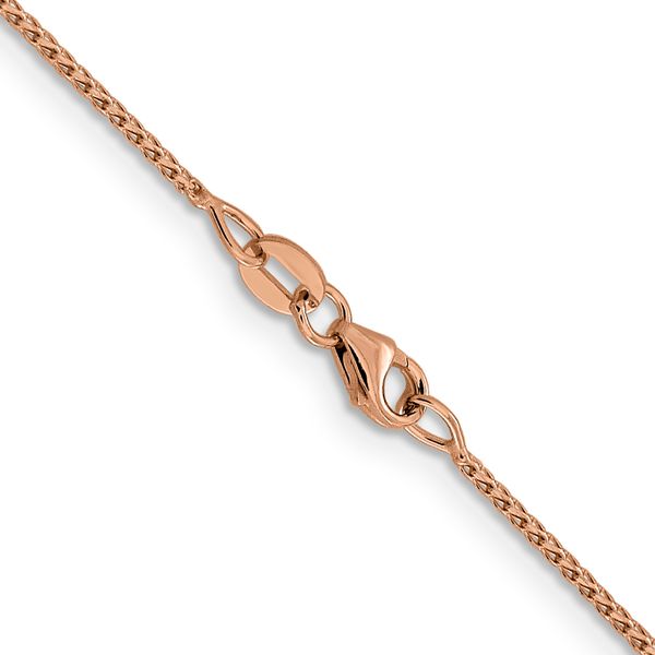 Leslie's 14K Rose Gold 1mm D/C Open Franco Chain Image 3 Greenfield Jewelers Pittsburgh, PA